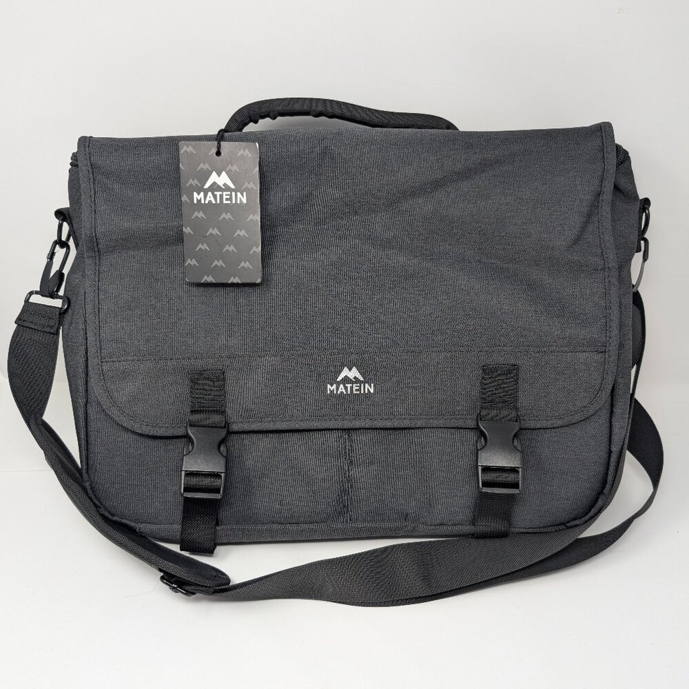 MATEIN Messenger Laptop Bag Briefcase with Shoulder Strap Crossbody Satchel Case